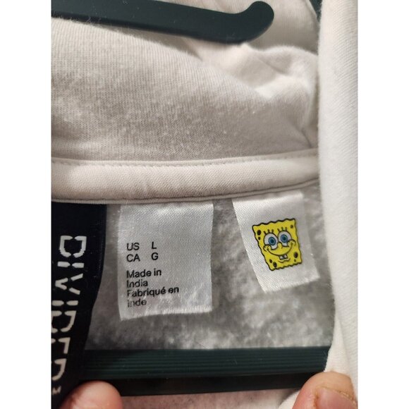H&M Divided Spongebob White Hoodies Size Large Pre-Owned - Picture 4 of 9